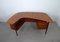 Freeform Teak Desk by Hans Hartl for WK Möbel, 1950s, Image 3