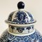 Mid-Century Delfter Blaue Vase von Boch, 1950er 4