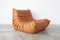 Poltrona e pouf Togo di Michel Ducaroy per Ligne Roset, set di 2, Immagine 8