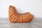 Poltrona e pouf Togo di Michel Ducaroy per Ligne Roset, set di 2, Immagine 7