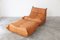 Poltrona e pouf Togo di Michel Ducaroy per Ligne Roset, set di 2, Immagine 1