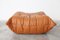 Poltrona e pouf Togo di Michel Ducaroy per Ligne Roset, set di 2, Immagine 11