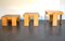 Wood and Glass Coffee Tables by Gianfranco Frattini for Cassina, 1960s, Set of 3 8
