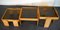 Wood and Glass Coffee Tables by Gianfranco Frattini for Cassina, 1960s, Set of 3 12