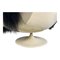Vintage Star Maidens Sheepskin Swivel Chair from Lurashell, 1971 12
