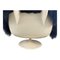 Vintage Star Maidens Sheepskin Swivel Chair from Lurashell, 1971 16