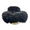 Vintage Star Maidens Sheepskin Swivel Chair from Lurashell, 1971 8