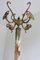 Regency Brass & Marble Standing Coat Hat Rack, Italy, 1960s 2