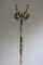 Regency Brass & Marble Standing Coat Hat Rack, Italy, 1960s 6