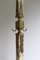 Regency Brass & Marble Standing Coat Hat Rack, Italy, 1960s 7