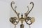 Regency Brass & Marble Standing Coat Hat Rack, Italy, 1960s 3