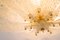 Lámpara de pared modelo Basmar vintage con hojas de cristal de Murano, Imagen 9