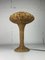 Scandinavian Rattan Wicker Mushroom Table Lamp, 1970s 16