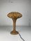 Scandinavian Rattan Wicker Mushroom Table Lamp, 1970s 9