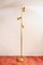 Three Lights Italian Brass Floor Lamp by Goffredo Reggiani, 1970s 1
