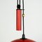 Italienische Mid-Century Hängelampe aus Metall & Messing mit Gegengewicht, 1960er 6