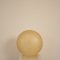 Mid-Century Round Modern Alabaster Table Lamp, 1970s 1