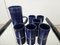 Jug and Ceramic Glasses by F. Santi, 1970, Set of 7 2