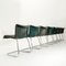 Chaises de Salon Mid-Century en Daim et Chrome, Italie, 1970s, Set de 8 6