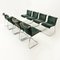 Chaises de Salon Mid-Century en Daim et Chrome, Italie, 1970s, Set de 8 7