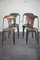 Vintage Multipl Metal Chairs by Joseph Mathieu for Tolix, Set of 4 2