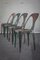 Chaises Multipl Vintage en Métal par Joseph Mathieu pour Tolix, Set de 4 3