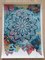 Shepard Fairey (Obey), Collage Peace Mandala (Blau), 2024, Siebdruck 2