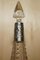 Large Antique Perfume Bottle Flask in Cut Glass Crystal & Sterling Silver, 1906 3