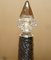 Large Antique Perfume Bottle Flask in Cut Glass Crystal & Sterling Silver, 1906 8