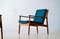 Vintage Danish Teak Armchairs by Grete Jalk for Glostrup Møbelfabrik, Set of 2, Image 1