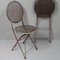 Antique Foldable Garden Chairs, Set of 2 2