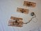 Chandelier and Veca Wall Lights from Fontana Arte, 1960s, Set of 3 12