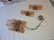 Chandelier and Veca Wall Lights from Fontana Arte, 1960s, Set of 3 10
