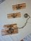 Chandelier and Veca Wall Lights from Fontana Arte, 1960s, Set of 3 2