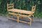 Banc Vintage en Rotin, Italie, 1960 1