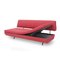 Divano letto in tessuto rosso, anni '60, Immagine 10