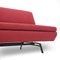 Divano letto in tessuto rosso, anni '60, Immagine 11
