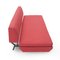 Divano letto in tessuto rosso, anni '60, Immagine 7