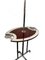 Lámpara de mesa y de pie Art Déco de metal cromado y espejo, 1930. Juego de 2, Imagen 8