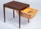 Table à Coudre en Palissandre par Severin Hansen pour Haslev Møbelsnedkeri, Danemark, 1960s 4