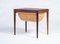 Tavolo da cucito in palissandro di Severin Hansen per Haslev Møbelsnedkeri, Danimarca, anni '60, Immagine 1