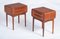 Tables de Chevet par Johannes Andersen, Danemark, 1960s, Set de 2 3