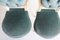 Wooden Chairs in Blue Velvet, Italy, 1960, Set of 12, Image 11