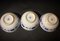 Bols à Riz en Porcelaine avec 3 Cuillères, Chine, 1940s, Set de 9 6