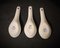 Bols à Riz en Porcelaine avec 3 Cuillères, Chine, 1940s, Set de 9 5