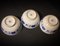 Bols à Riz en Porcelaine avec 3 Cuillères, Chine, 1940s, Set de 9 2