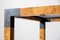 Table Basse en Bruyère et Laiton, 1980s 3