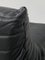 Mobilier de Salon Togo en Cuir Noir par Michel Ducaroy pour Ligne Roset, France, Set de 3 12