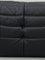 Juego de salón Togo francés de cuero negro de Michel Ducaroy para Ligne Roset., Juego de 3, Imagen 15