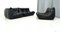 Mobilier de Salon Togo en Cuir Noir par Michel Ducaroy pour Ligne Roset, France, Set de 3 10